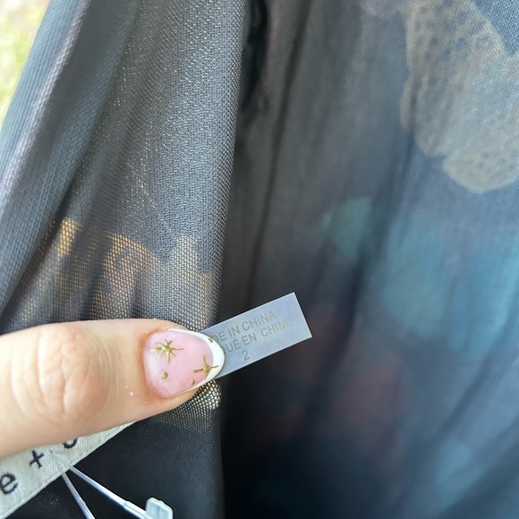 Alice + Olivia Rosaria Butterfly Print Low Back Fitted Maxi Dress in Red - Picture 16 of 16